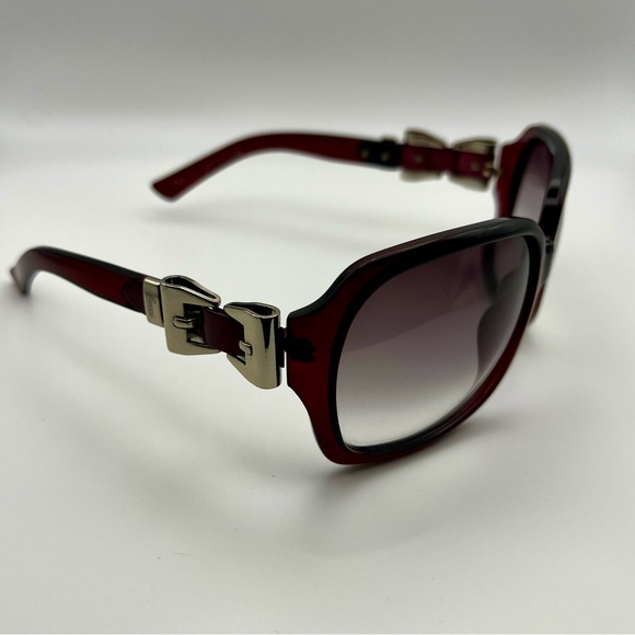 Authentic Gucci Queen Bow Bold Red Oversized Sunglasses GG 3006/S - Picture 1 of 12